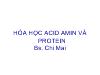 Hóa học acid amin và protein