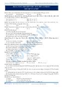 Hóa học - Bài 24. Tổng hợp kiến thức hóa hữu cơ phần 1 bài tập tự luyện