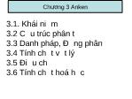 Hóa học - Chương 3: Anken