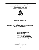 Luận văn Nghiên cứu cố định enzyme urease trên bề mặt rắn