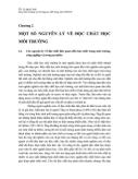 Một số nguyên lý về độc chất hóa môi trường
