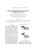 Nghiên cứu thành phần hóa học cây mắt trâu (Micromelum hirsutum OLIV.)