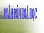 Phân bón hóa học