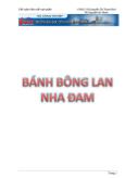 Tiểu luận Phát triển Bánh bông lan nha đam