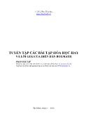 Tuyển tập các bài tập hóa học hay và lời giải của diễn đàn Boxmath