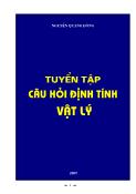 Tuyển tập Câu hỏi định tính vật lý