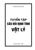 Tuyển tập Câu hỏi định tính Vật Lý