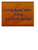 Ứng dụng laser trong kỹ thuật đo đặc