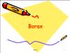 Tìm hiểu về Borax