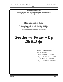 Geothermal Power – Địa Nhiệt Điện