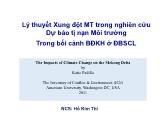 Lý thuyết xung đột môi trường trong nghiên cứu dự báo tị nạn môi trường trong bối cảnh biến đổi khí hậu ở đồng bằng sông Cửu Long