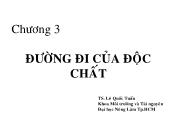 Môi trường - Chương 3: Đường đi của độc chất