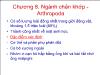 Sinh học - Chương 8: Ngành chân khớp - Arthropoda