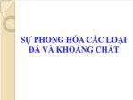 Sự phong hóa các loại đá và khoáng chất