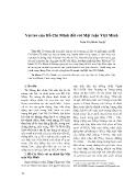 Vai trò của Hồ Chí Minh đối với Mặt trận Việt Minh