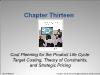 Bài giảng Cost Management - Chapter Thirteen: Cost Planning for the Product Life Cycle: Target Costing, Theory of Constraints, and Strategic Pricing