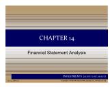 Bài giảng Essentials of Investments - Chapter 14  Financial Statement Analysis