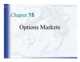 Bài giảng Essentials of Investments - Chapter 15 Options Markets