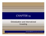 Bài giảng Essentials of Investments - Chapter 19 Globalization and International Investing