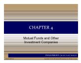 Bài giảng Essentials of Investments - Chapter 4: Mutual Funds and Other Investment Companies