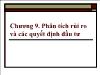 Bài giảng Kinh tế quản lý - Chương 9. Phân tích rủi ro và các quyết định đầu tư