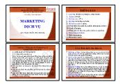 Bài giảng Marketing dịch vụ - Th.S Trần Phi Hoàng