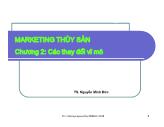 Bài giảng Marketing thủy sản - Chương 2: Các thay đổi vĩ mô