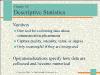 Chapter 10 Descriptive Statistics