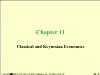 Chapter 11: Classical and Keynesian Economics