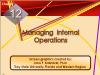 Chapter 12: Managing Internal Operations