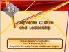 Chapter 13: Corporate Culture and Leadership