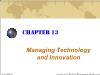 Chapter 13: Managing Technology and Innovation