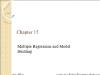 Chapter 15: Multiple Regression and Model Building