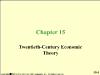 Chapter 15: Twentieth-Century Economic Theory