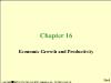 Chapter 16: Economic Growth and Productivity