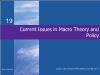 Chapter 19: Current Issues in Macro Theory and Policy