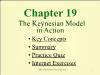 Chapter 19: The Keynesian Model in Action