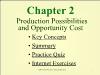 Chapter 2: Production Possibilities and Opportunity Cost