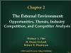 Chapter 2 The External Environment: Opportunities, Threats, Industry Competition, and Competitor Analysis