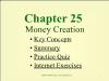 Chapter 25: Money Creation