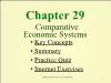 Chapter 29: Comparative Economic Systems