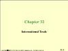 Chapter 32: International Trade