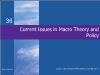 Chapter 36: Current Issues in Macro Theory and Policy