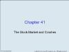 Chapter 41 The Stock Market and Crashes