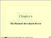 Chapter 6: The Business-Investment Sector