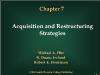 Chapter 7 Acquisition and Restructuring Strategies