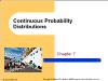 Chapter 7: Continuous Probability Distributions