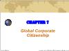 Chapter 7: Global Corporate Citizenship