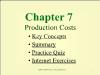 Chapter 7: Production Costs