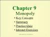 Chapter 9: Monopoly